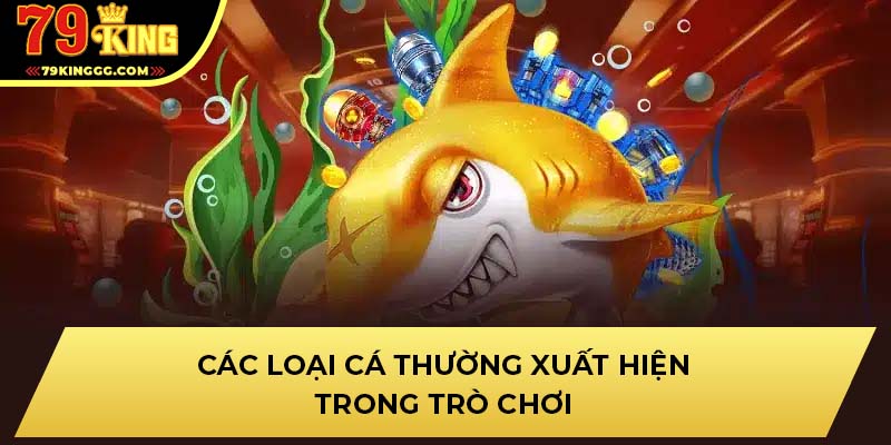 Các loại cá thường xuất hiện trong trò chơi